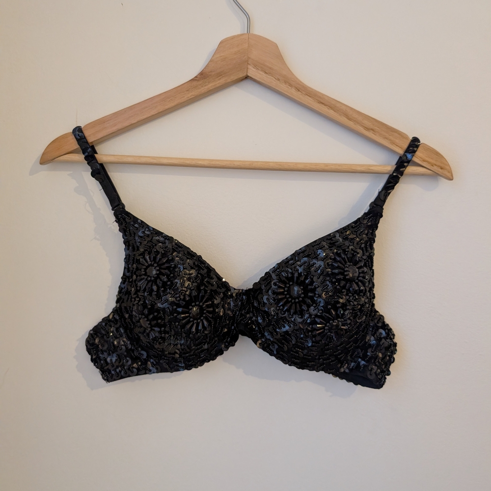 Elegant Black Lace Bra